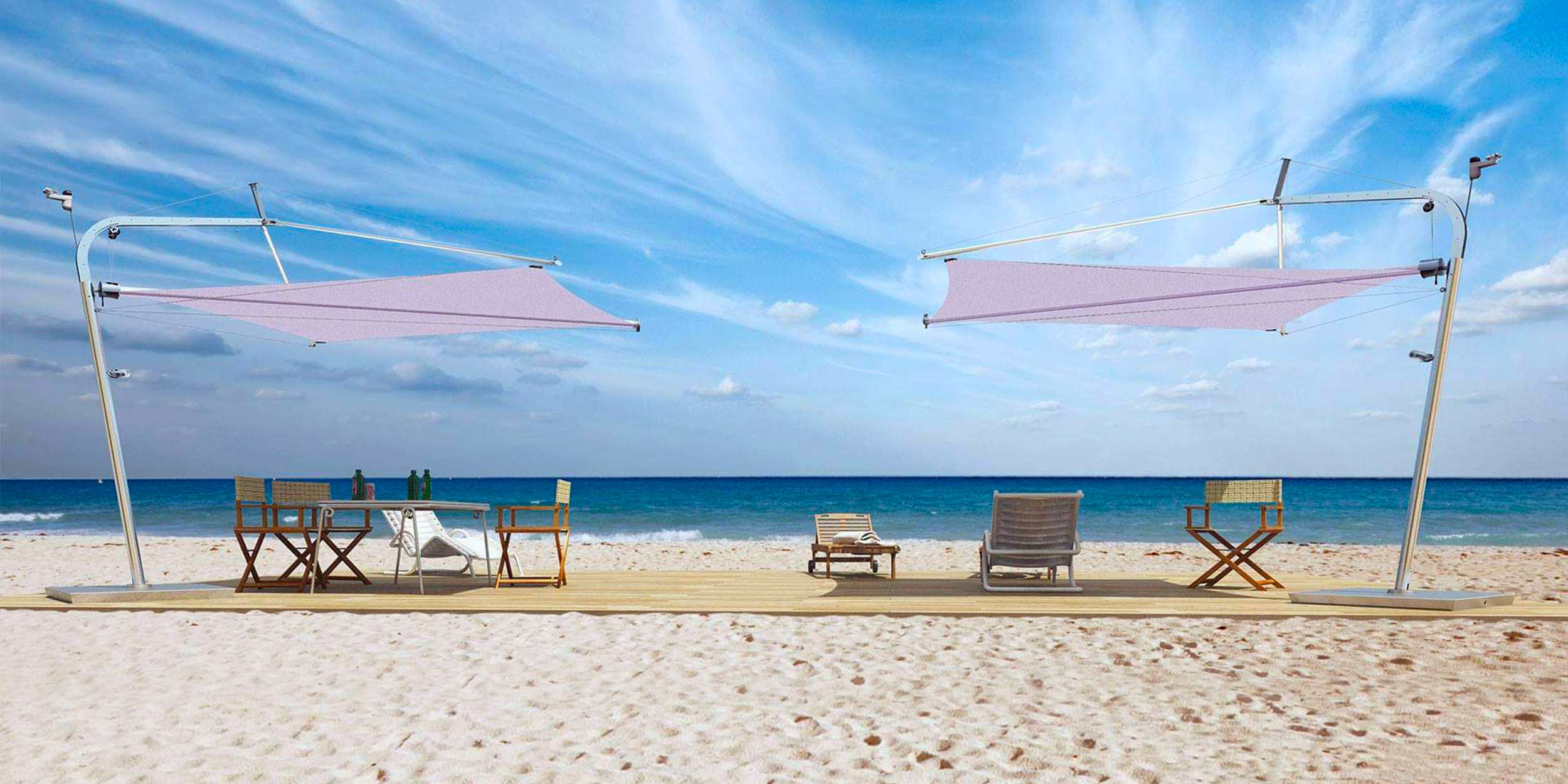 LIBERA: VELA OMBREGGIANTE ORIENTABILE A 360&deg; CON TECNOLOGIA NAUTICA