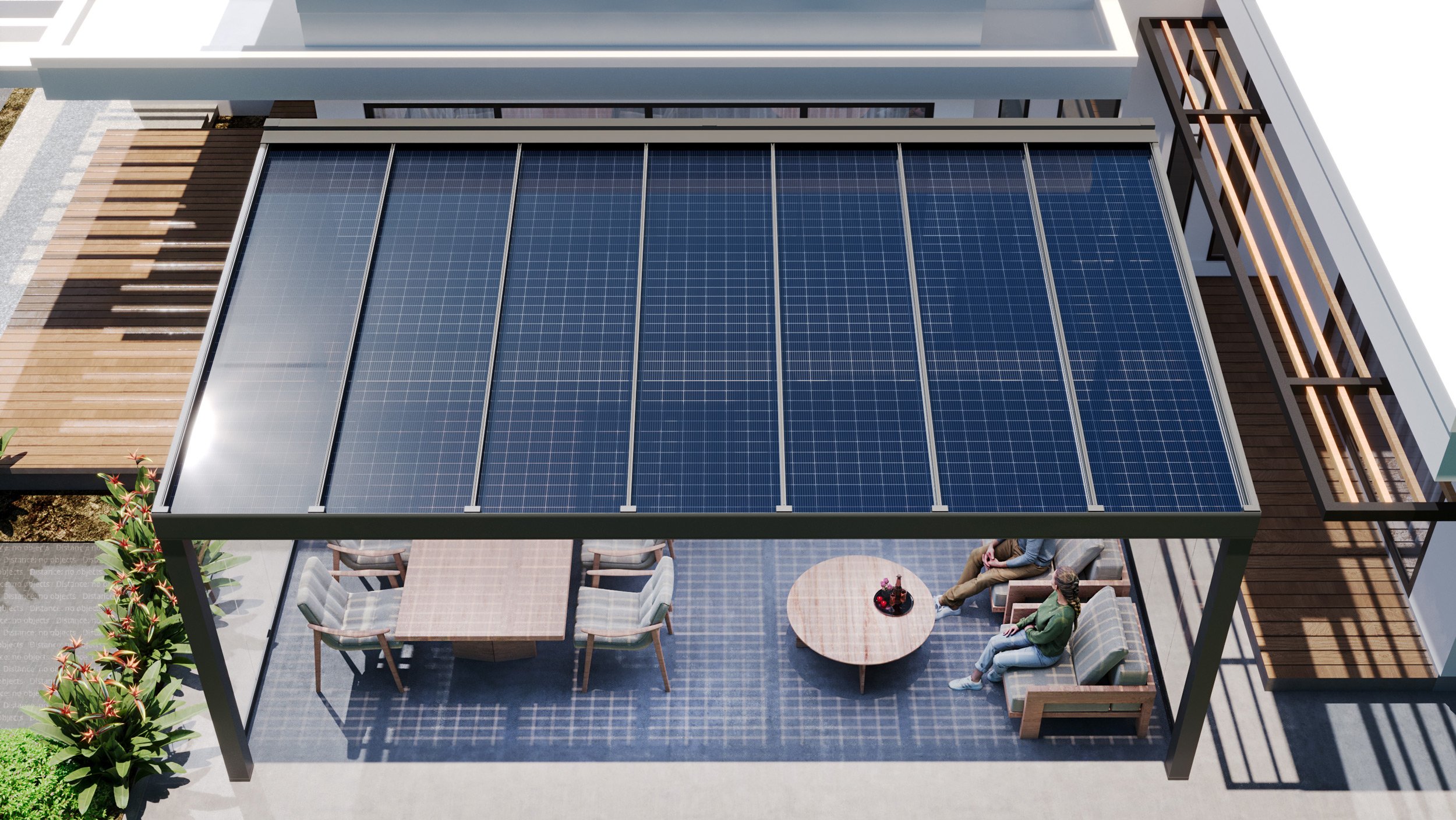 TETTO SOLARE IN VETRO FOTOVOLTAICO