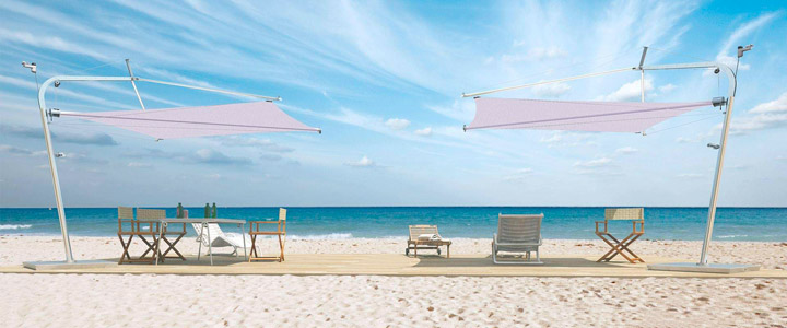 LIBERA: VELA OMBREGGIANTE ORIENTABILE A 360&deg; CON TECNOLOGIA NAUTICA