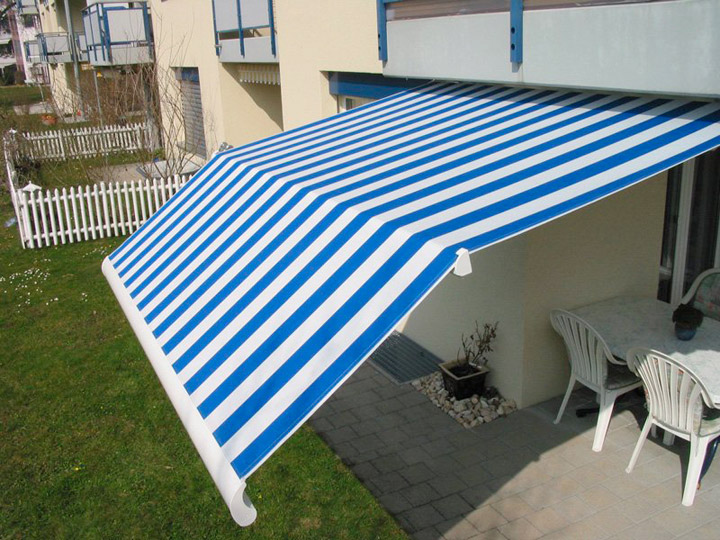 Tenda a bracci Select Beta di Stobag, a doppia inclinazione