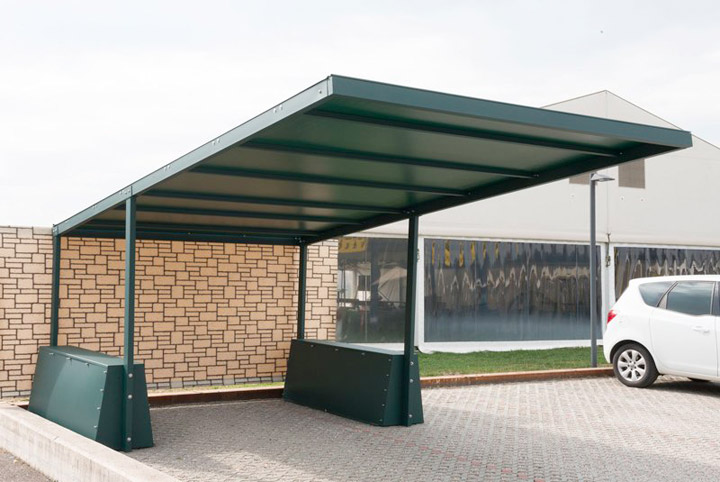 tettoia-per-auto-acciaio-tetto-fisso-PVC