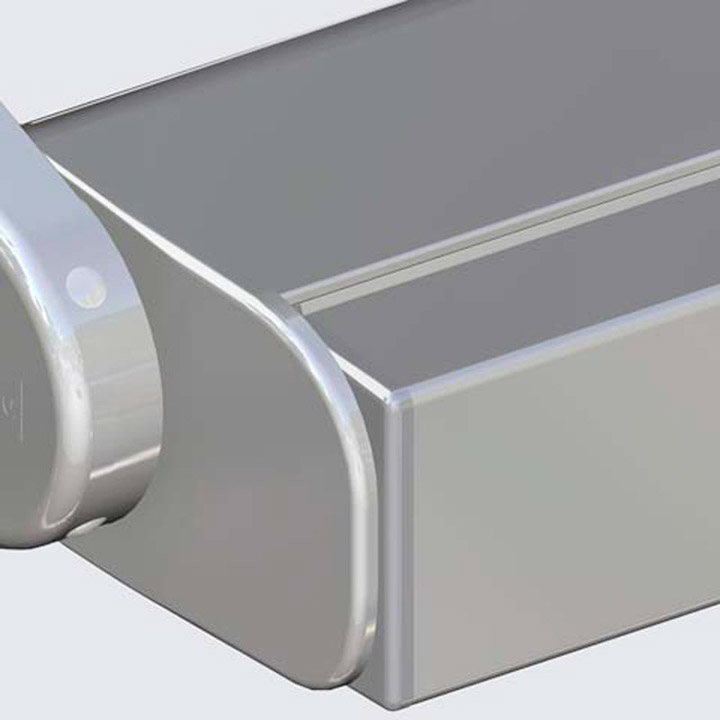 Tenda a bracci Casabox di Stobag, con cassonetto
