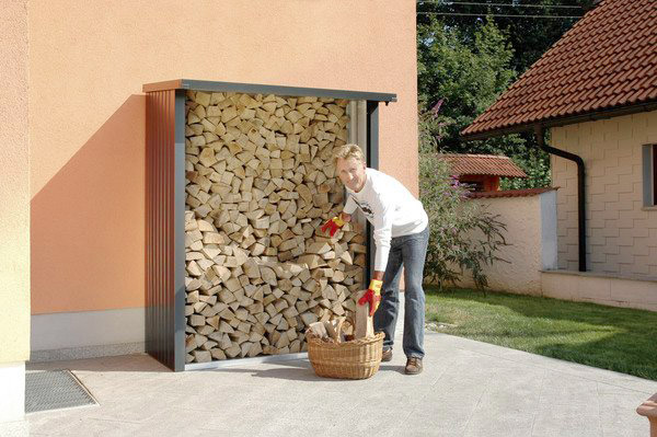 Legnaia da esterno di qualità