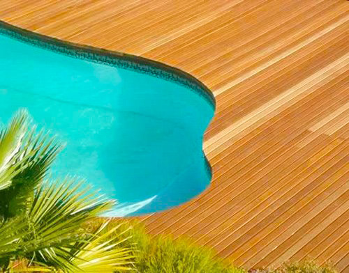 Pavimentazione da esterno in Teak